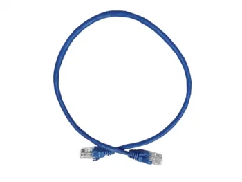 Netko Патч-корд UTP4 cat.5е, 0.5м, CCA, LSZH, синий, литой коннектор Optima