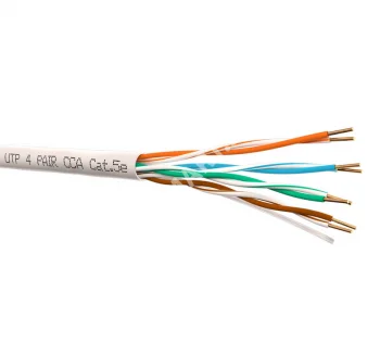 Netko Кабель UTP4 cat.5e, одножильный, 305м, CCA, серый Silver