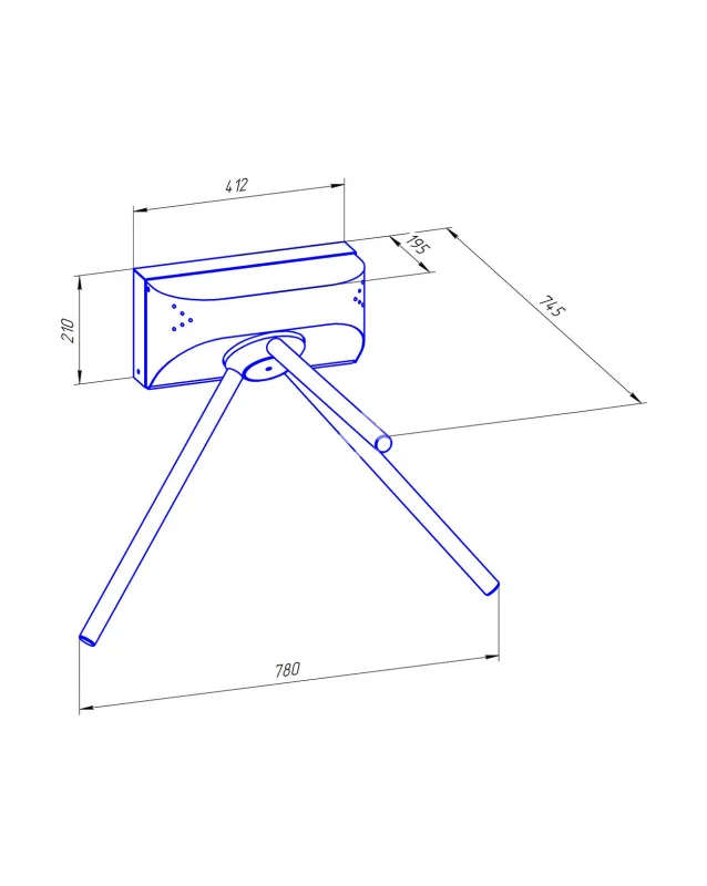 Ростов-Дон Т8М1 Турникет (без планок)