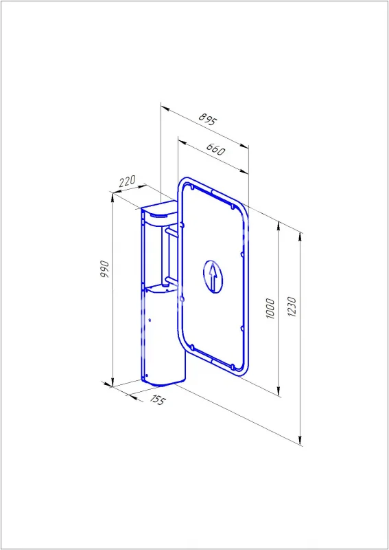 Ростов-Дон К32ДМ Калитка двухсторонняя (без дуги)